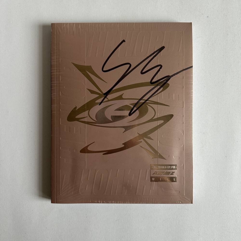 ATEEZ MINGI SIGNED 2ND ALBUM 'THE WORLD EP.FIN: WILL' - A VERSION